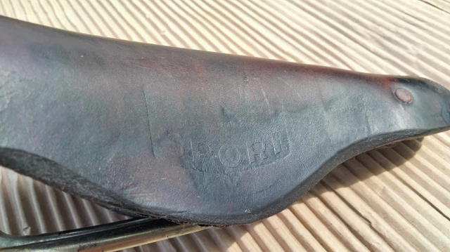 Selle cuir peugeot 1900 vélo ancien - Équipements vélos