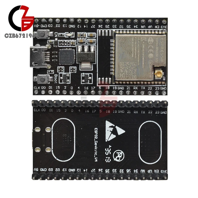 Carte De Développement ESP32-DevKitC Avec Module ESP32-WROOM-32U - Pour Arduino / IoT