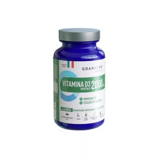 GRANIONS LABORATOIRE Vitamin D3 2000 IU - Food supplement 30 tablets