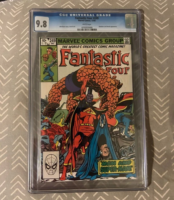 FANTASTIC FOUR 249 CGC 9.8 WP DR. DOOM INHUMANS Bronze Age MARVEL COMICS 1982