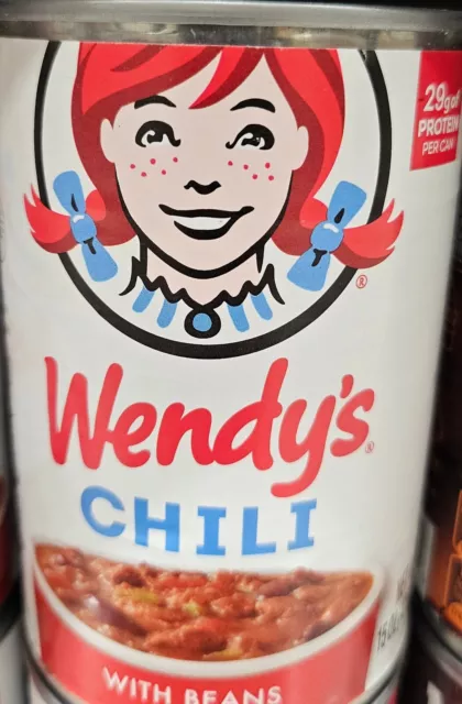 WENDY'S RESTAURANT CANNED Chili, Authentic Wendys Chili With Beans ...