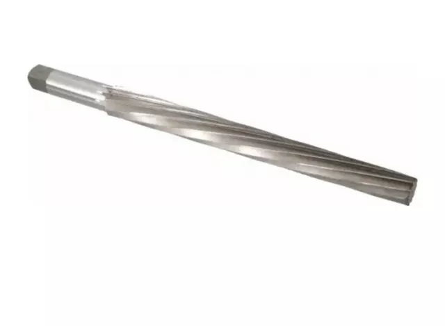 Interstate SM25N13 Taper Pin Reamer: #13 Pin, 1.009″ Sm. End, 1.259″ L. End, HSS
