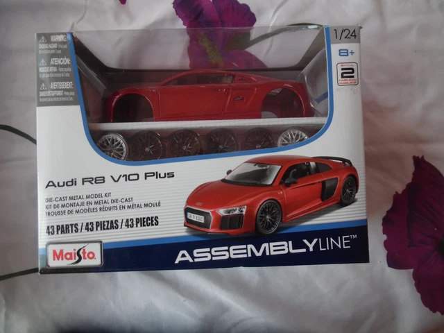 Matrix Line Audi R8 MAISTO ASSEMBLY LINE die-cast model Audi R8 V110 Plus ca2019 1/24th £15 ...