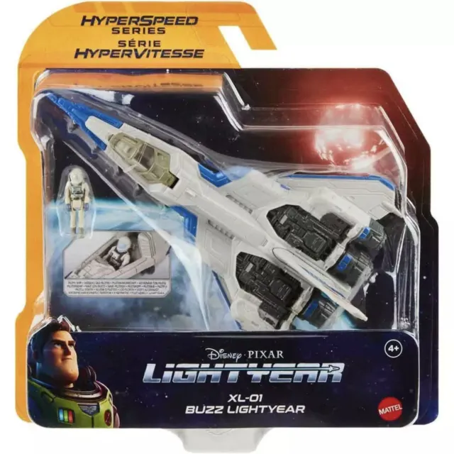 Disney Pixar Lightyear Hyperspeed Series XL 01 Space Ship Toy with Figure NEW