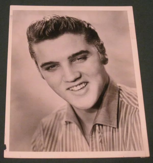 Elvis Presley 9 x 7 B/W Agency Publicity Photo 1956 RARE Original