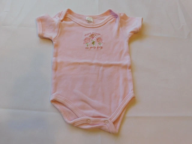 Cutie Pie Bambino Bambina Manica Corta one piece Body Taglia 3-6 Mesi Rosa Guc