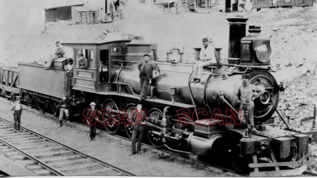 2D334 2NDGEN RP 1886/1960s LEHIGH VALLEY RAILROAD 280 LOCO #63 AT SHENANDOAH