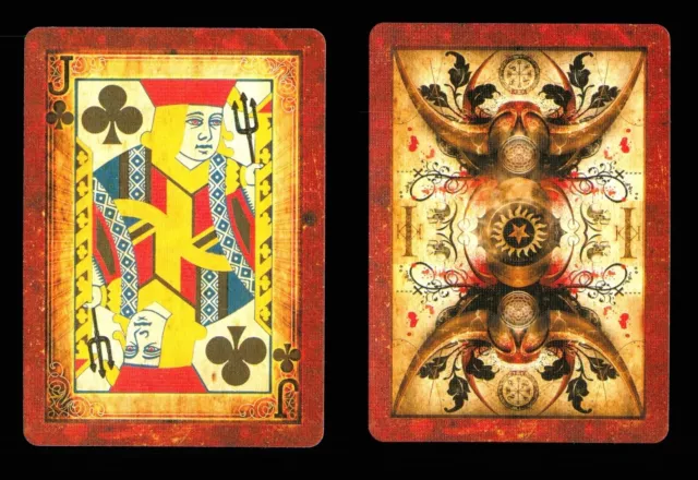 1 X BICYCLE playing card Karnival Inferno Ace of Diamonds with skull ZT 30 2.39 PicClick UK