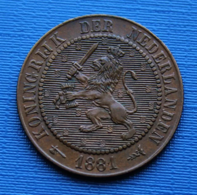2-1/2 Cent Willem III - Pays-Bas  - 1881