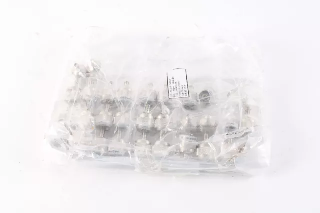 Woken WADP-NMSF 12GHz N(M)-SMA(F) 50Ω Adapter/Nickel Lot of 31 - NEW