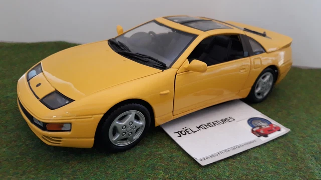 Miniature Kyosho 1/100 - Nissan Fairlady Z 300ZX Z31 - Couleur Argent/noir - Occasion