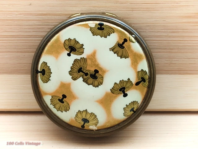 COTY PUFFS ART deco Small 1930s-Vintage Make Up/Powder Compact-0pi £22. ...