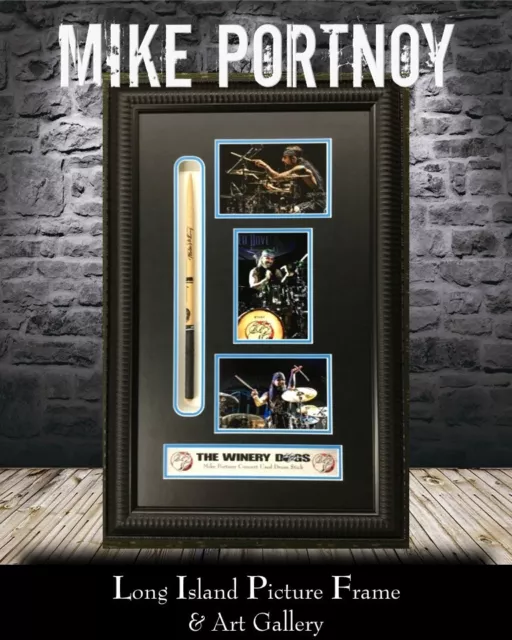 Mike Portnoy Signed Used Concert Drum Stick Dream Theater Winery Dogs FRAMED