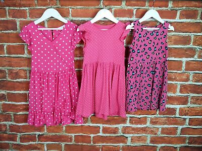 Girls Bundle Age 5-6 Years Bluezoo H&M Matalan Dress Set Summer Sun Pink 116Cm