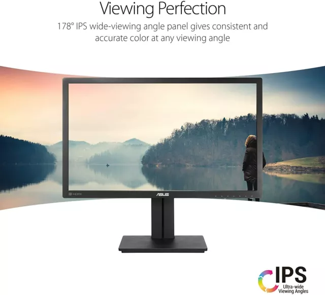 ASUS PB278QV professioneller Monitor 27" WQHD IPS LED Flachmonitor HDMI VGA Display 3