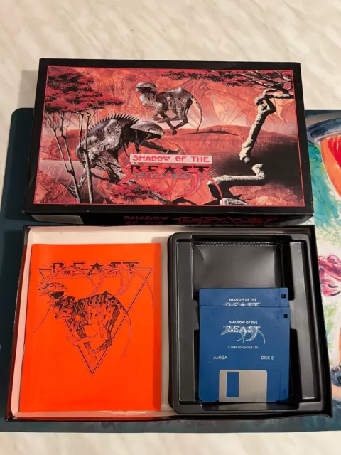 Shadow Of The Beast Commodore Amiga Psygnosis Nice Complete Long Box