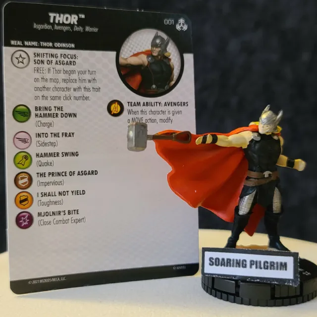 THOR - 001 COMMON War of the Realms Marvel Heroclix #1