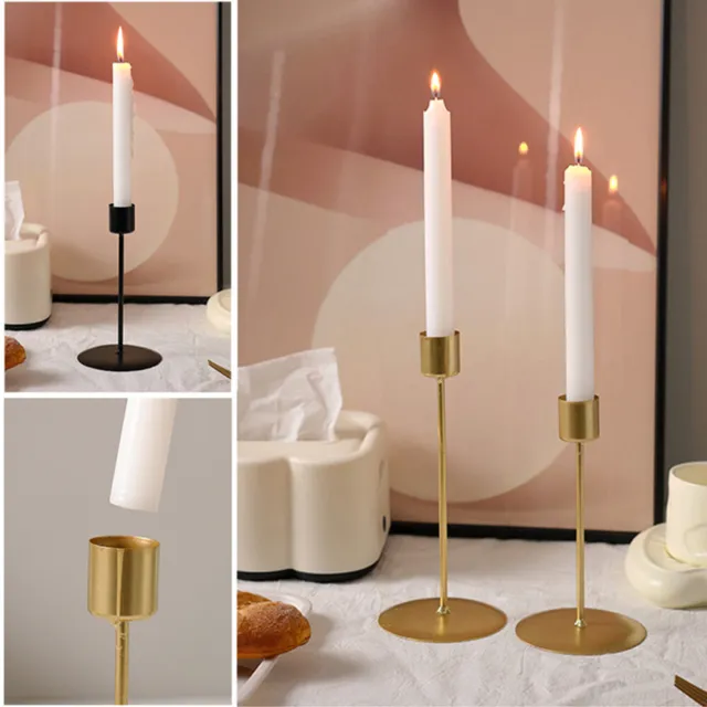 Table Decoration Candle Stand Candlestick Candle Holders Candle Cup Iron Luxury