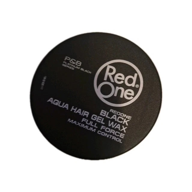 Cire Coiffante RedOne Aqua – Tenue Forte – 150 Ml – Parfum Cassis – Pour Tous Types De Cheveux