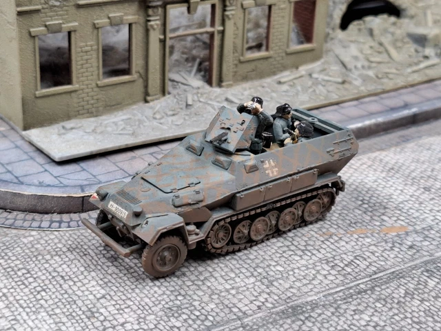 Solido Gasoline 1/50, Blindé Sdkfz 251/10 3.7cm Pak36, Allemand WW2
