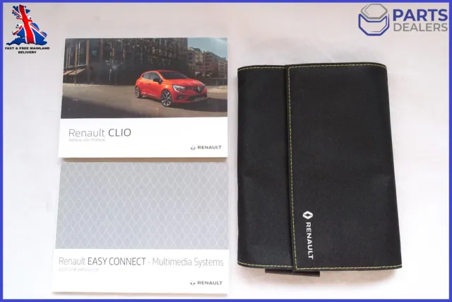 Genuine Renault Clio 2019-2023 Owners Manual Handbook Wallet Pack