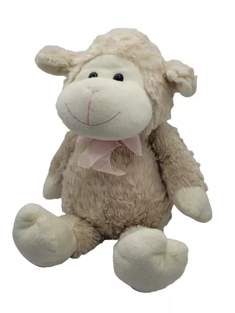 Cuddle Time Easter Spring Lamb Sheep 15"Plush Beanie Cuddly Soft Toy Lamb Sheep