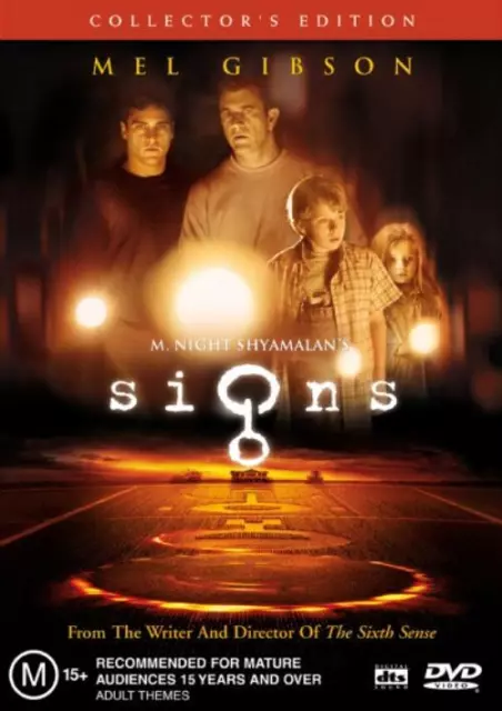 Signs  (DVD, 2002) Mel Gibson Thriller Region 4