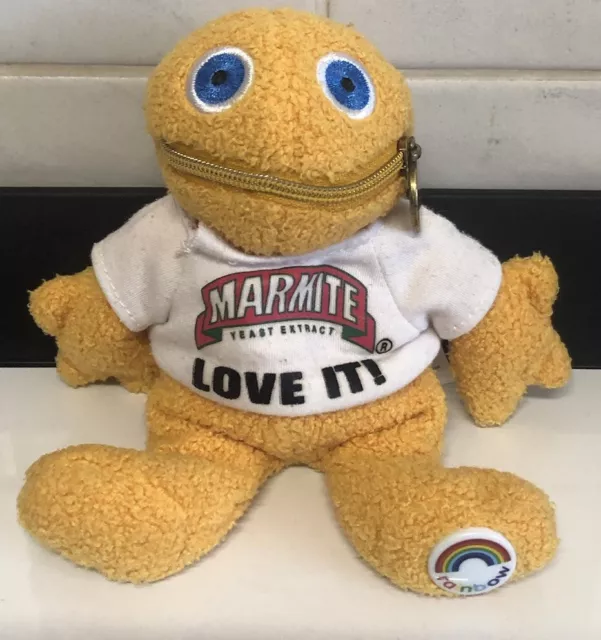 Rainbow Zippy Soft Plush Marmite Edition 2002 6" Good Condition