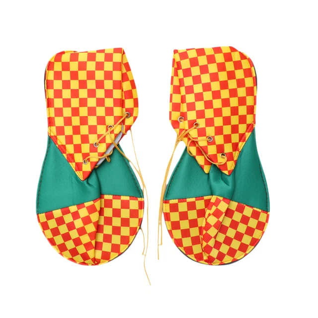 Costume di Halloween M Mann scarpe da clown a punte per adulti