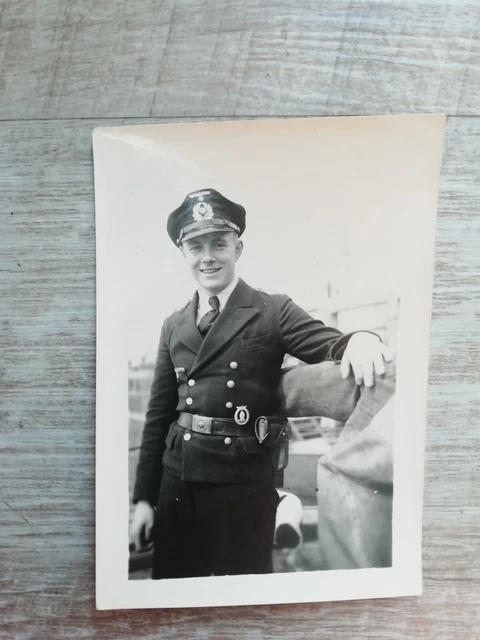 Soldat Kamerad Matrose Portrait Orden Wache Wehrmacht 2.WK (6,5x9,5) Orig. Foto