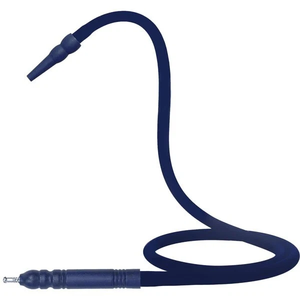 MYA ICE HOSE Freezable Silicone Freeze Cold Smooth Smoke Hookah Shisha Dark Blue