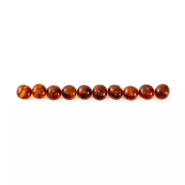 Baltic Amber Beads 6-8mm Width Pre-Drilled Holes for Stringing Jewelry-Bulk DIY 2