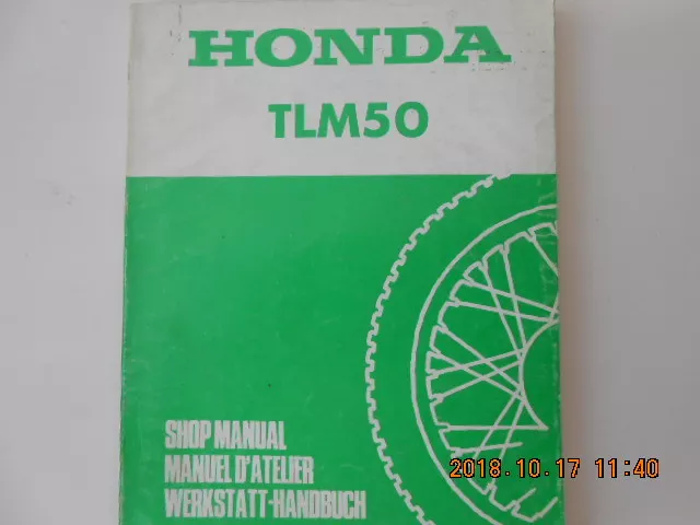 honda. tlm50 . tlm 50 .shop manual . manuel d'atelier . werkstatt-handbuch