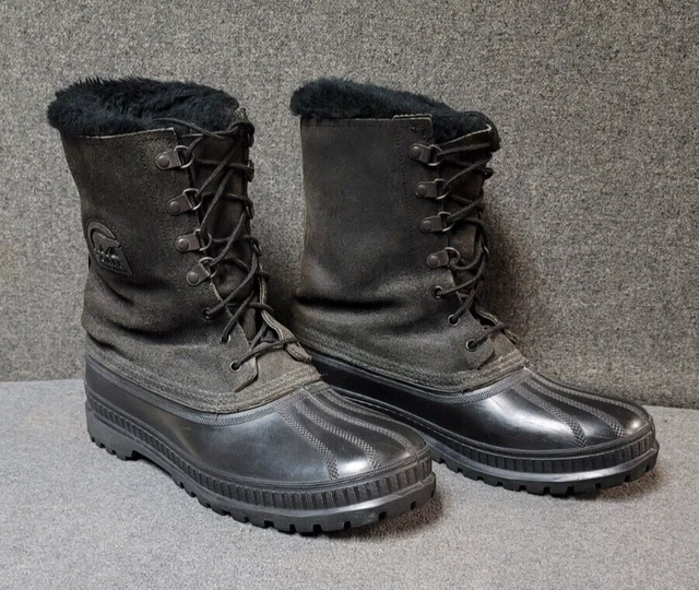 Boots Snow By Sorel In Black & Grey, Size: 11