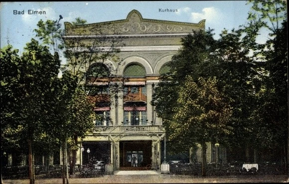 Ak Bad Elmen Salzelmen Schönebeck an der Elbe, Kurhaus - 3268228