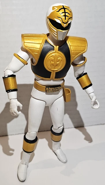 Power Rangers Ultimates White Ranger SUPER7 ULTIMATES! MIGHTY Morphin Power Rangers White Ranger 7