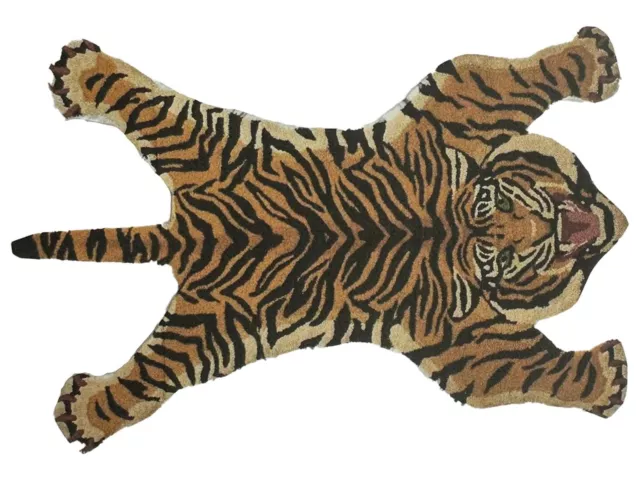 Casa de Muñecas Tigre Alfombra Moderna Animal Jugar Alfombrilla Infantil