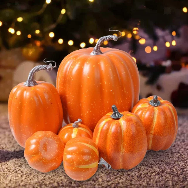 7x Halloween Calabaza Adorno Decoraciones, Hágalo Usted Mismo, Artesanía Decorativa Creativa,