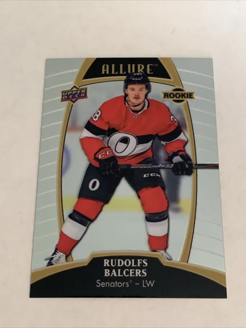 2019-20 Upper Deck Allure Rudolfs Balcers Rookie #82 Ottawa Senators RC