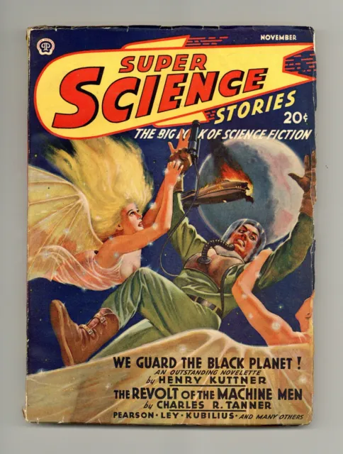 Super Science Stories Pulp Nov 1942 Vol. 4 #2 VG/FN 5.0