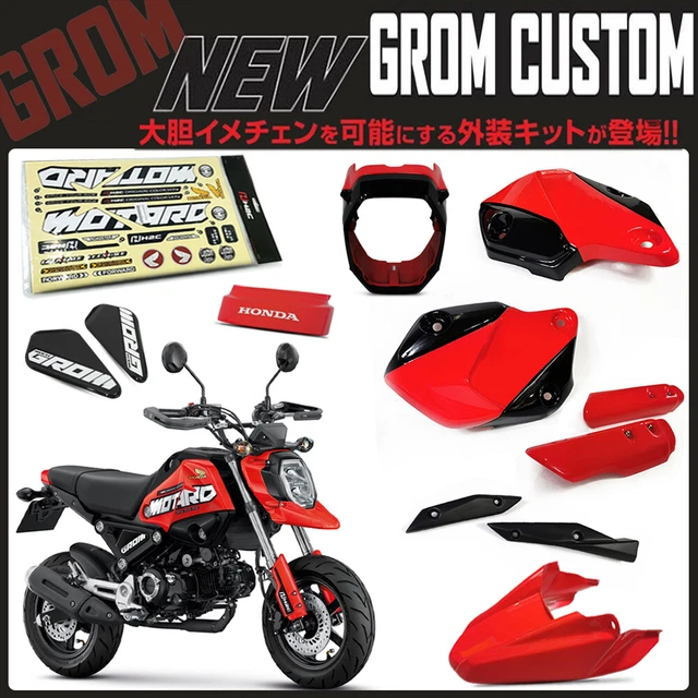 PP Batwing Front Fender / Fairing For Honda Grom 2016–2020 125 MSX SF – Multicolor ABS