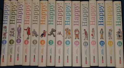 Happy Manga Naoki Urasawa serie completa 1/15 perfette condizioni 