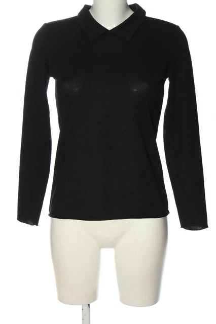 ZARA Camicetta a maniche lunghe Donna Taglia IT 40 nero stile casual