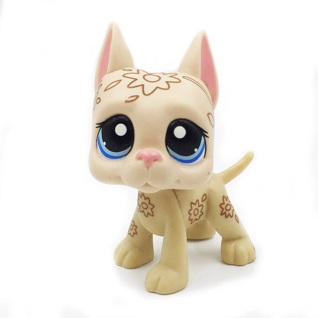 Figurine Littlest Pet Shop Hasbro – Chien Dogue Argentin 2583 – Occasion