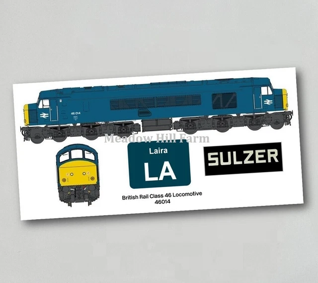 BRITISH RAIL CLASS 46 Fridge 46014 BR Blue Peak Diesel