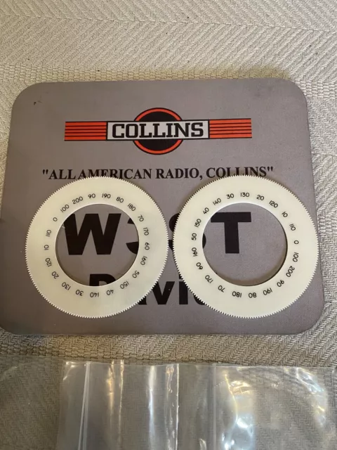 Collins KWM2/A And S-line Replacement Dial NOS (2) Total