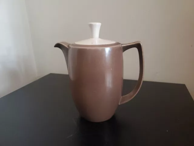 Branksome China 7" Pixie Brown & Sahara Coffee Pot/Hot Water Pot.