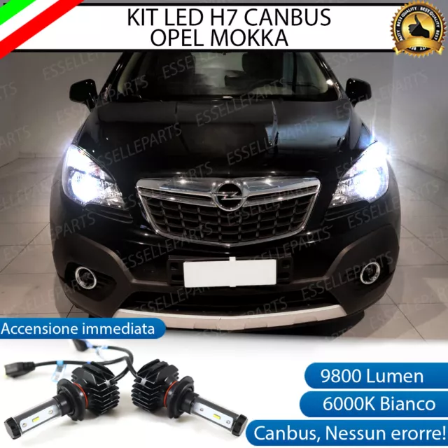 Kit Led H7 6000K Canbus Xenon 9800 Lm Lumen Opel Mokka No Avaria Luci