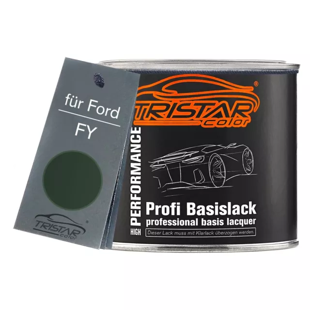 Autolack Dose spritzfertig für Ford FY Woodland Green Metallic Basislack 0,5L