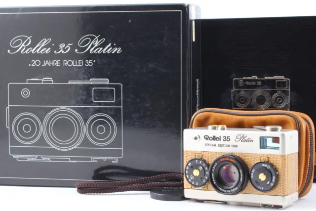 BOXED [MINT] RARE Rollei 35 Platinum Edition 20 years 379/444 From JAPAN